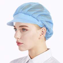 1 件装厨师帽 - 厨房烘焙厨师烹饪网成人食品服务帽万圣节 - 彩色 - 查看 5