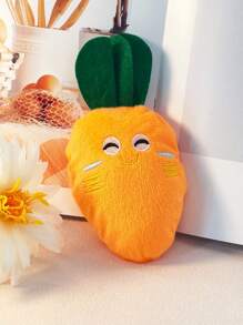 1pc Pet Dog Plush Sound Toy, Pets Cat Carrot Plush Toy, For Pet Use Only