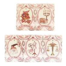 Halloween Decoration Rose Reading Tarot Cards, Mystical Fairy Tarot Cards, Animal Spirit Oracle Cards - Christmas & Halloween Gifts, Divination Toys