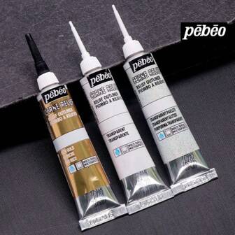 1 Metal 3D Stereoscopic Glass Pigment Hook Pen, Pen Tip 1mm, 20ml, DIY Painting Textile Ceramic Metal Acrylic Pigment. A 20ml Bottle Of Glass Paint, DIY Waterproof Hand-Painted Non Baking Paint. Two Types Of Glass Pigments To Choose From, Tubular And Bottled, Depending On The Specific Application.