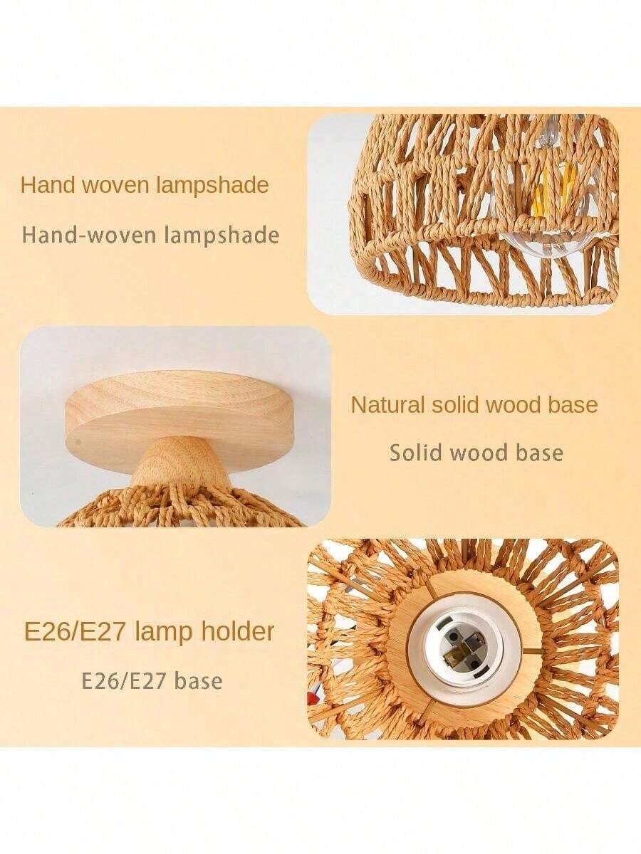 COMELY Lámpara Colgante Industrial, Lámpara De Araña De Cuerda De Cáñamo, Lámpara De Techo Creativa De 2 M Para Hotel, Sala (sin Fuente De Luz) | Leroy Merlin