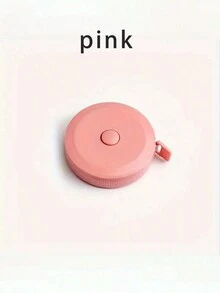 1pc Cute Mini Retractable Ruler, Portable Leather Tape Measure, Daily Waist Size Measurement - Multicolor - View 7