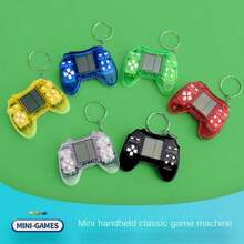 Mini Handheld Game Console, Built-In 26 Classic Games, Nostalgic Mini Game Console With Key Chain, Halloween Thanksgiving Christmas Gift - one-size - View 3