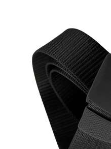 Casual Men's Belts For Daily Wear, Daily School Vacation For Boyfriend And Student Gifts - 黑與白 - 查看 3