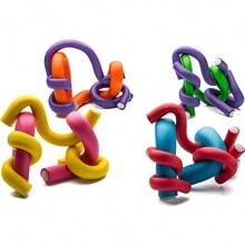 10Pcs Flexible Heatless Hair Rollers(Random Color), Bendy Twist Curling Rods For DIY Soft Foam Curls Hair Styling Tools - Multicolor - View 4