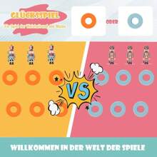 Huge 4 In A Row Game, Strategy Game With 42 Rings, Basketball Hoop & Throwing Game & Quick Release Lever - Pink - View 3