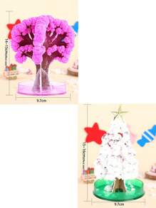 1pc Christmas Magic Tree-Pink, Stress Relief Toy