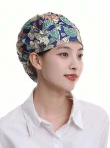 1 pieza Gorra de chef ajustable unisex - Accesorio de cocina cómodo y duradero - Gorra antipolvo elástica para panaderos y profesionales de cocina - Diseño elegante de talla única