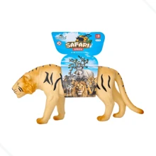 非洲动物老虎娃娃收藏玩具男孩女孩房间装饰 - 彩色 - 查看 4