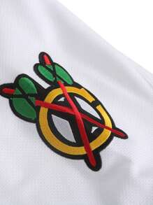 Boyfriend Style Men's No.0 Classic Vintage Embroidery Ice Hockey Jersey, Boyfriend Style Men's Long Sleeve V-Neck Breathable And Sweat-Wicking Training Sweatshirt