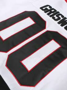 Boyfriend Style Men's No.0 Classic Vintage Embroidery Ice Hockey Jersey, Boyfriend Style Men's Long Sleeve V-Neck Breathable And Sweat-Wicking Training Sweatshirt