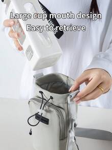 1pc Water Bottle Carrier Bag - Crossbody Sling Bag For Bottle, Coins, Keys, Phone, Cycling, Workout For Fall Home Decor,Boho Vibes - View 9