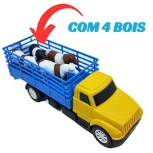 Mini Cattle Dog Toy Truck Fun 4 Oxen Farm Animals - Assorted - View 4