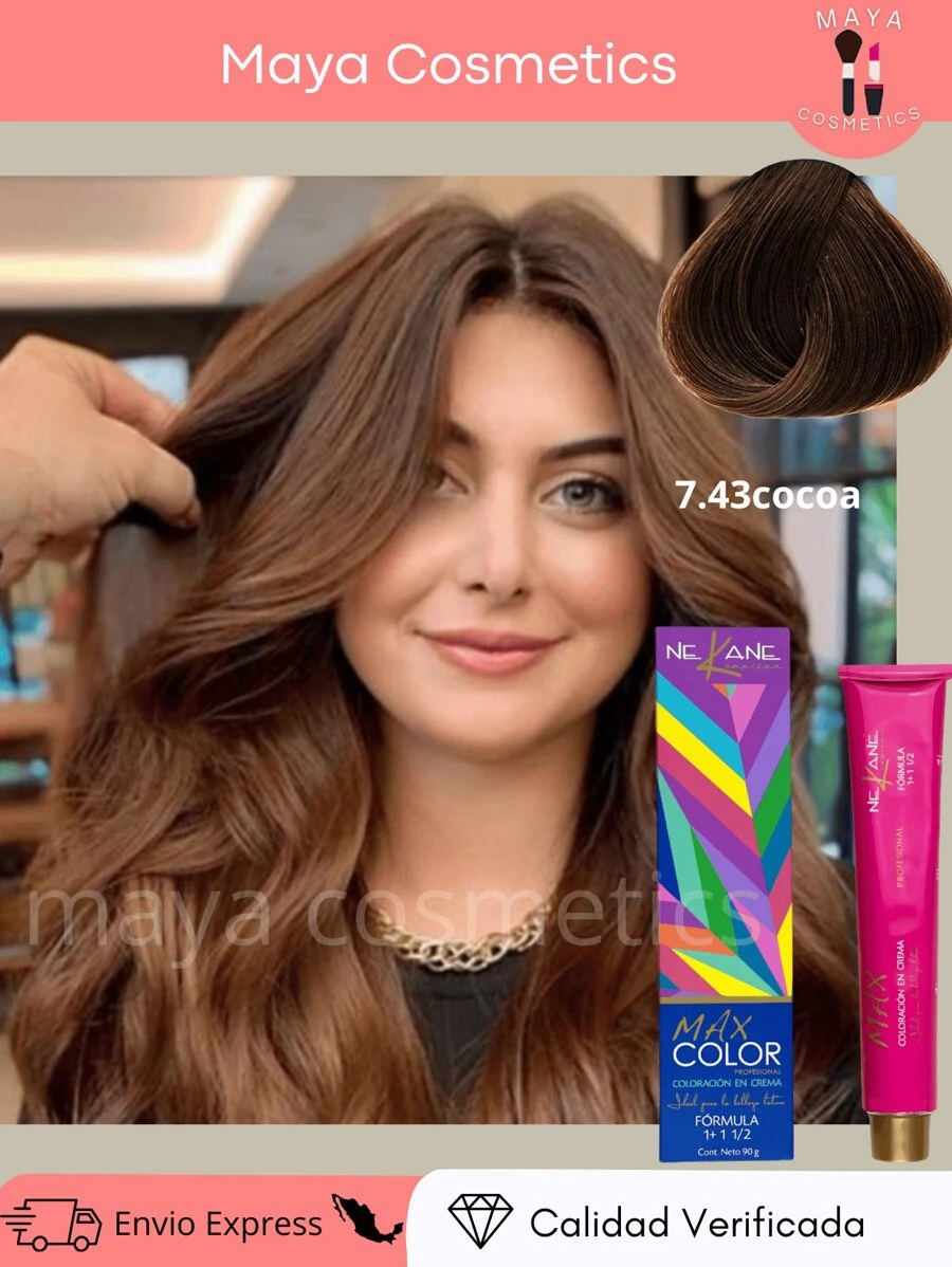 NEKANE Professional Permanent Cream Hair Color, Excellent For Gray Coverage, 90g Tube + 20 Vol. Peroxide. Halloween - CoCoaaa - View 1