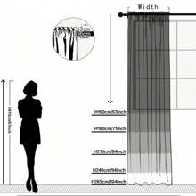 1 pieza Cortina de gasa bordada beige vintage francesa, para sala de estar, cocina, cafetería, con borde de encaje ondulado, cortina divisoria de estilo europeo, sin incluir la barra de cortina