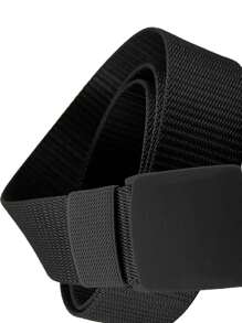 Casual Men's Belts For Daily Wear, Daily School Vacation For Boyfriend And Student Gifts - 黑與白 - 查看 4