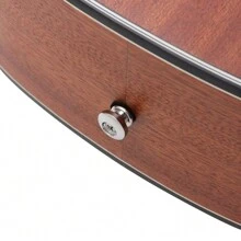 2 件金属背带锁扁平蘑菇头适用于原声电吉他尤克里里