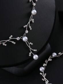 4-teiliges Perlenschmuckset Im Japanischen Und Koreanischen Stil, Bestehend Aus Halskette, Ohrringen Und Armband, Perfektes Hochzeits- Und Party-accessoire Für Frauen