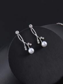 4-teiliges Perlenschmuckset Im Japanischen Und Koreanischen Stil, Bestehend Aus Halskette, Ohrringen Und Armband, Perfektes Hochzeits- Und Party-accessoire Für Frauen