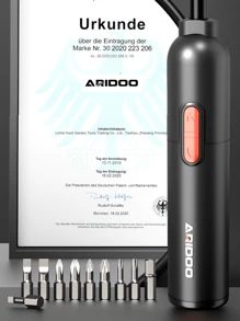 Destornillador eléctrico de 3.7V | Juego de destornillador inalámbrico, juego de herramientas de reparación recargable y portátil, adecuado para el montaje y mantenimiento de muebles - Multicolor - Ver 8