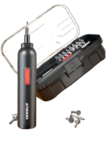 Destornillador eléctrico de 3.7V | Juego de destornillador inalámbrico, juego de herramientas de reparación recargable y portátil, adecuado para el montaje y mantenimiento de muebles - Multicolor - Ver 5