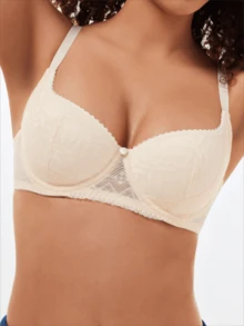 Koronkowy seksowny biustonosz push-up dla kobiet z fiszbinami