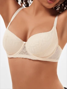 Koronkowy seksowny biustonosz push-up dla kobiet z fiszbinami