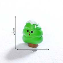 20 قطعة ديكور إبداعي صغير بشكل رجل ذو بزة زنجبيل عيد الميلاد، اكسسوارات زينة DIY، زينة مصغرة لعيد الميلاد