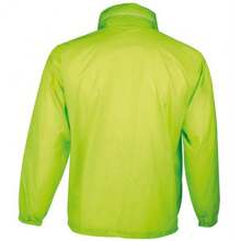 SOLS Unisex Surf Windbreaker Lightweight Jacket (Neon Green) - Lime Green - View 4