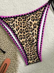 1pc Digital Printed Bikini Set Summer - Multicolor - View 9