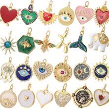 1 set comprendente 1 collana con ciondolo a forma di cuore con occhi blu malefici e 1 choker con stella d'oro, catena in acciaio inossidabile, regali di San Valentino