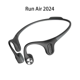 Mojawa Auriculares inalámbricos Bluetooth de oído abierto resistentes al agua IP67 Run Air (Mojo 2) para deportes al aire libre, con graves profundos, para correr, ciclismo y entrenamientos, color negro