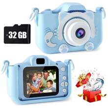 Yowmoy HD Kids Camera For 3-12 Year Olds - 1080P Video Recording, Frames & Filters, Perfect Back-To-School & Birthday Gift For 3-10 Years Old Children.Includes Lanyard, Best Birthday Gift