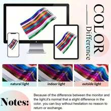 Hair Tinsel Kit, 12 Colors Tinsel Hair Extensions With Tools, Glitter Fairy Hair Sparkingly Hairpiece For Party Halloween Christmas New Year - Multicolor - View 11