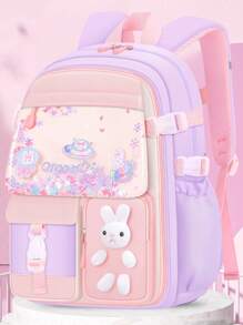 Cute Fashionable Backpacks With Fridge Opening Style Lightweight Soft Anti Water Splashing Breathable Backpack For Girls, Ladies, Boys, Perfect For Casual, Trip, Leisure, School, Study