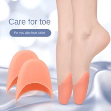 1/2 Pairs Of Ballet Toe Cover Silicone Soft Anti-Wear Toe Cover High Heels Forefoot Anti-Pain Foot Pad, Ballet Toe Cover, Silicone Soft Anti-Wear Toe Protector, High-Heeled Shoes Anti-Pain Foot Pad, - Multicolor - View 1
