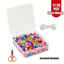 4800pcs Polymer Clay Beads Bracelet Making Kit With 48 Colors, Including DIY Pendants, For Craft Gifts And DIY Jewelry Making - Polymer Clay - View 16