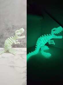 Réplica del esqueleto de Tiranosaurio Rex impreso en 3D - Decoración de dinosaurio impresa en 3D, ideal para escritorio y exhibición de oficina, regalo perfecto para adolescentes y adultos