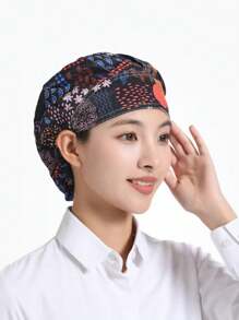 1 pieza Gorra de chef ajustable unisex - Accesorio de cocina cómodo y duradero - Gorra antipolvo elástica para panaderos y profesionales de cocina - Diseño elegante de talla única