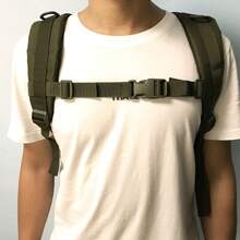 1pc Backpack Chest Strap Adjustable Sternum Strap Chest Belt With Buckle