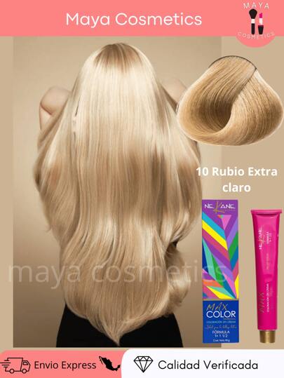 NEKANE Tinte profesional permanente en crema  , excelente en la cobertura de canas, tubo de 90gr + peroxido de 20 vol. Halloween