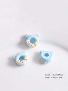 20 sztuk losowych miniaturowych zabawek deserowych na lato, materiały DIY, lato, szkoła