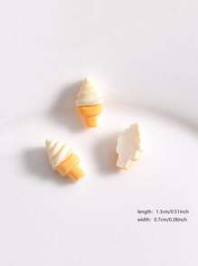 20 sztuk losowych miniaturowych zabawek deserowych na lato, materiały DIY, lato, szkoła