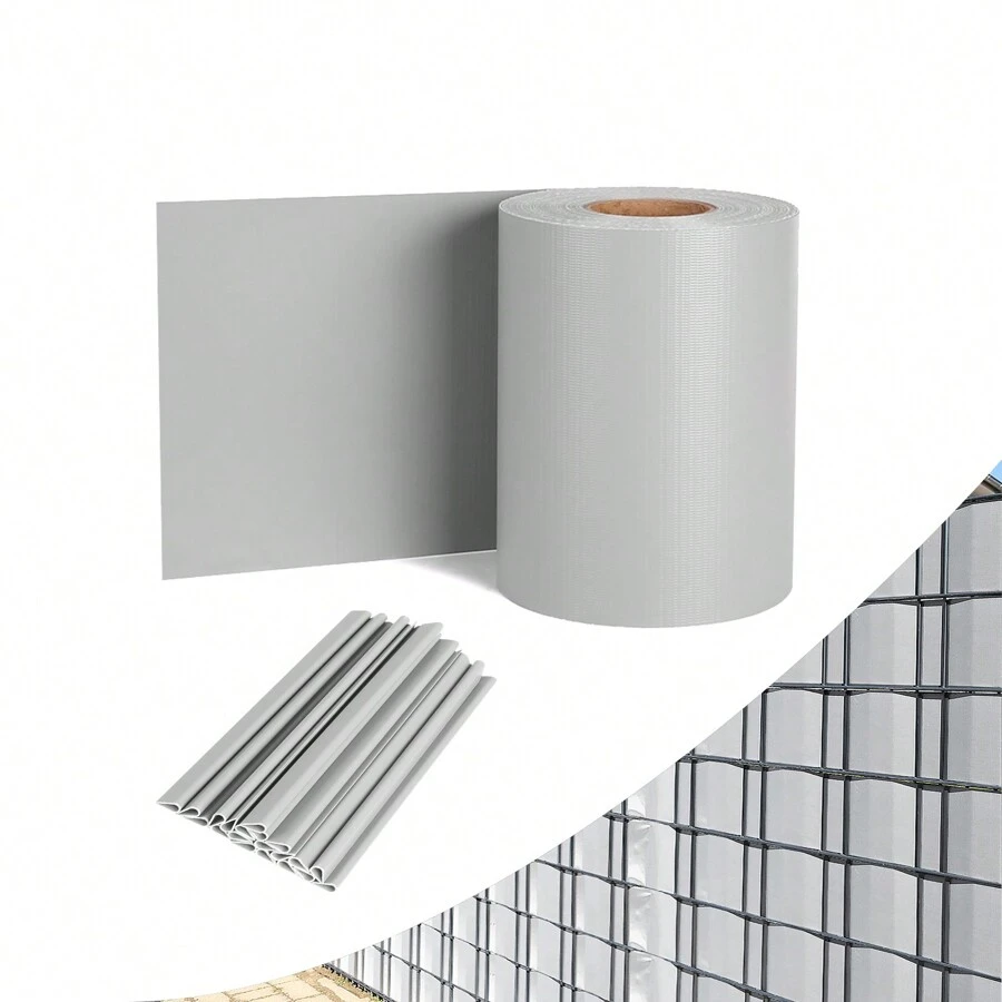 VA-Cerulean PVC Privacy Strips, Anthracite/Grey/Green, 35m/65m/70m, Privacy Fence Film 450g/M², Rod Mesh Fence Including Fastening Clips, Wind Protection Garden Fence,Garden Tools, Gardening Tools For Garden
