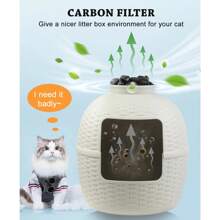 RoyalCraft Hidden Cat Litter Box Enclosure With Decorative Planter