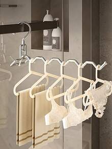 1pc Clothing Drying Rack, Stainless Steel Clothes Rack Wall Mounted, Foldable, Suitable For Balconies, Laundry Rooms, Bathrooms  Decorations   Autumn Decor Festival Decor Room Decor Home Decor Fall Decor Bedroom Decor - Silver - View 2