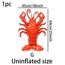 1 cái hoặc 8 cái/gói, bóng bay màng nhôm hình động vật biển thẩm mỹ dùng để trang trí tiệc sinh nhật - Bóng bay chụp ảnh, bóng bay tiệc, trang trí sinh nhật - Vật dụng trang trí phòng và tiệc bắt mắt, Giáng sinh - Nhiều màu - Xem 10