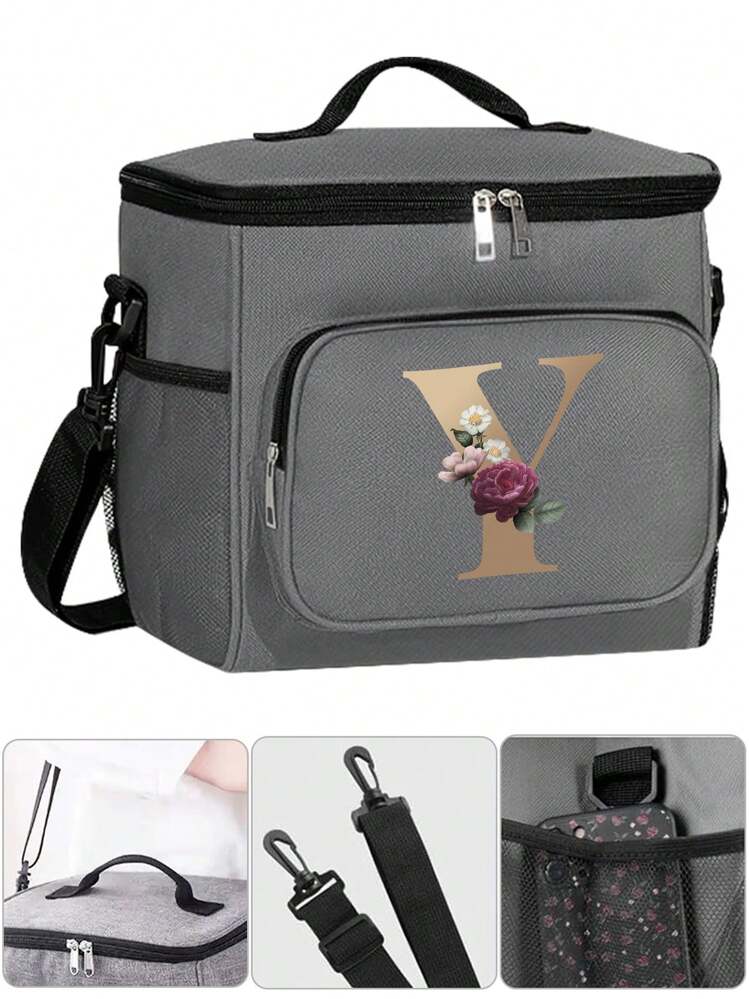 Borsa Termica Per Pranzo A Forma Di Cane Shih Tzu – Isolata, Impermeabile, Portatile Con Tasca E Tracolla – Per Uomini E Donne