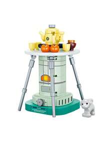 1 pieza Juego de mini bloques de construcción: Electrodomésticos de cocina Máquina de desayuno y mini fabricante de helados, juguetes de montaje, adecuados para decoración del hogar, colección y regalo - Multicolor - Ver 9