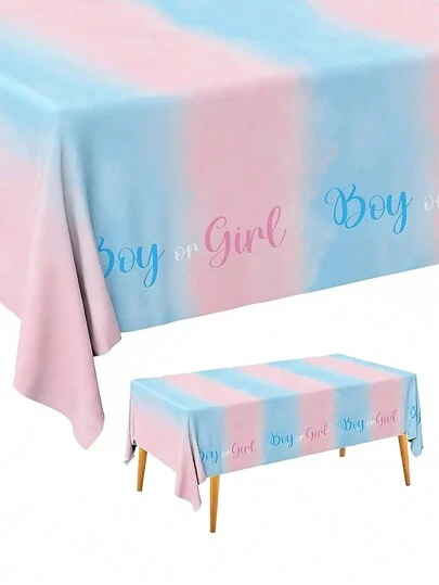 1 件婴儿洗礼派对桌布装饰婴儿洗礼家庭装饰礼物